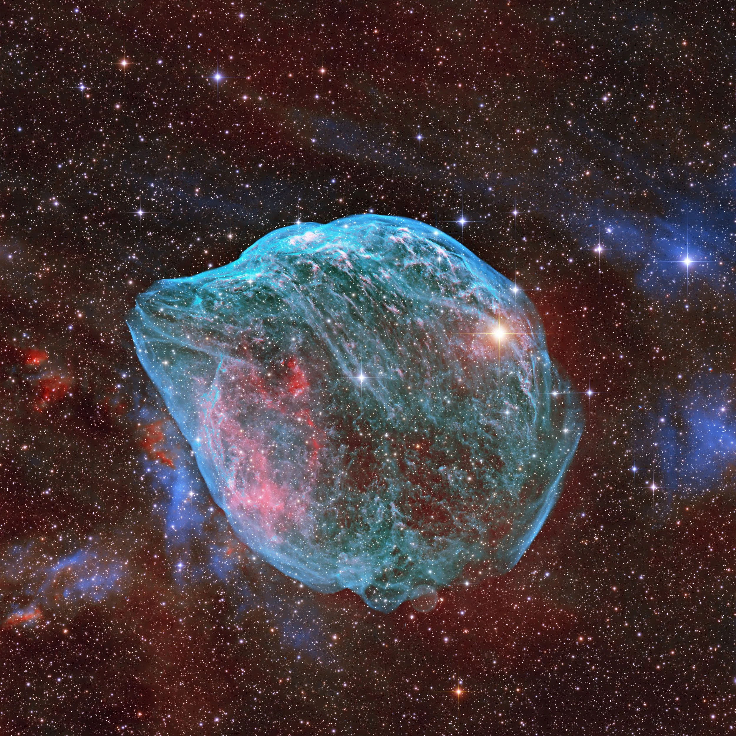 Sh2-308: The Dolphin-Head Nebula — AAPOD2.COM
